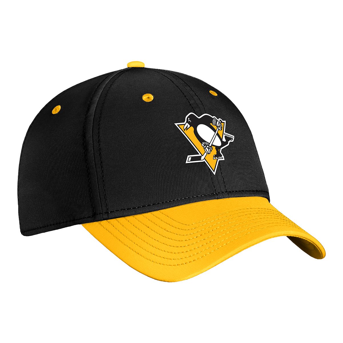 Pittsburgh Penguins Fanatics Authentic Pro Rink Structured Stretch Cap
