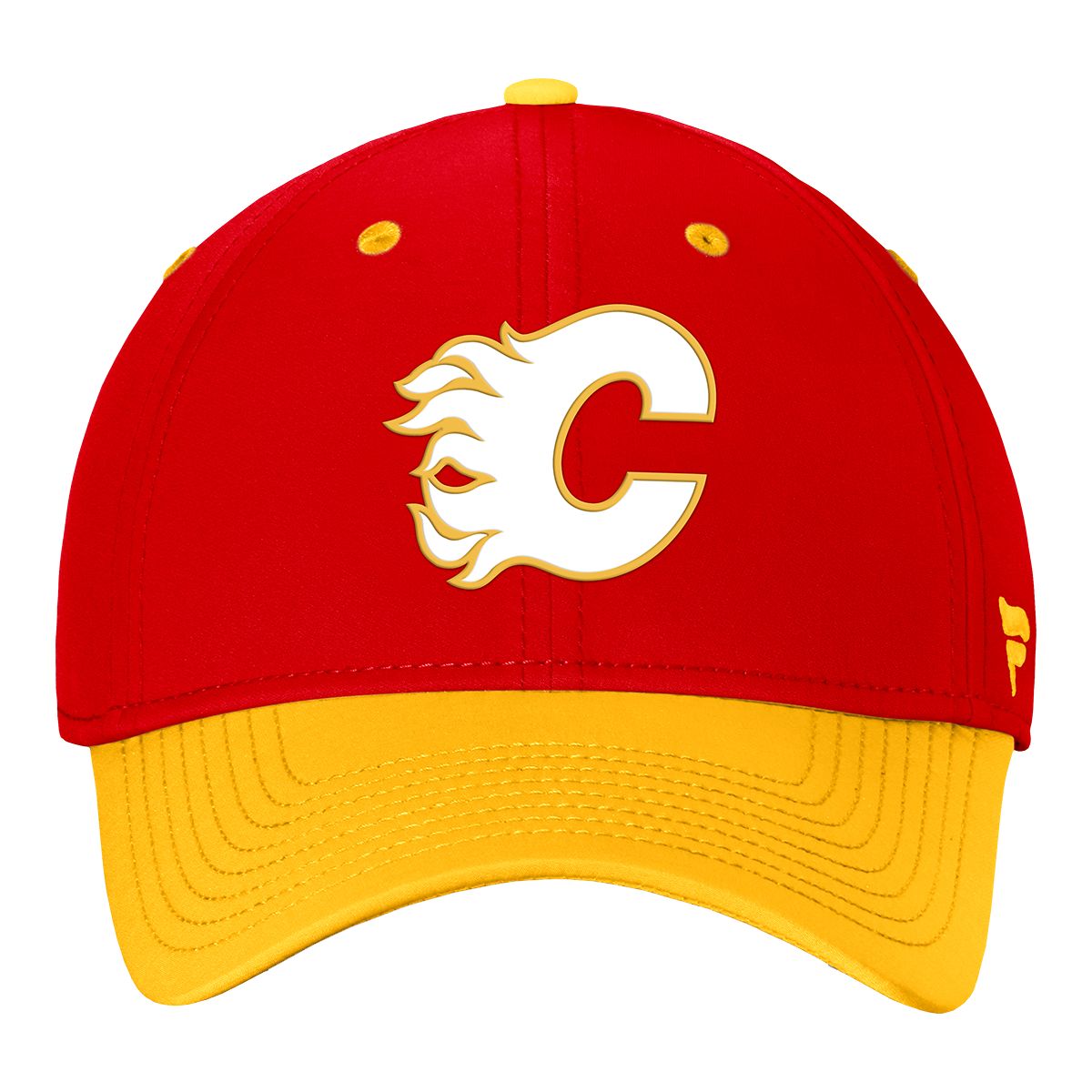 Calgary Flames Fanatics Authentic Pro Rink Structured Stretch Cap