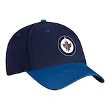 Winnipeg Jets Fanatics Authentic Pro Rink Structured Stretch Cap Front_Three_Fourths_Angled_Right