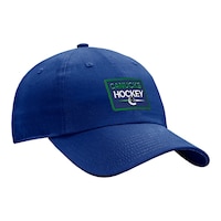 Vancouver Canucks Fanatics Authentic Pro Prime Unstructured Adjustable Cap Front_Three_Fourths_Angled_Right