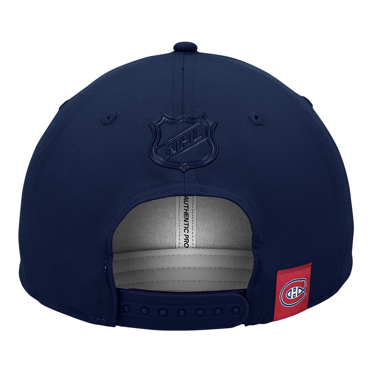Montreal Canadiens Fanatics Authentic Pro Road Structured Adjustable Cap