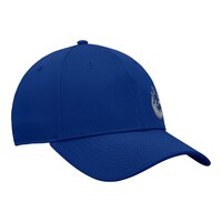 Vancouver Canucks Fanatics Authentic Pro Road Struct Adjustable Cap Front_Three_Fourths_Angled_Right