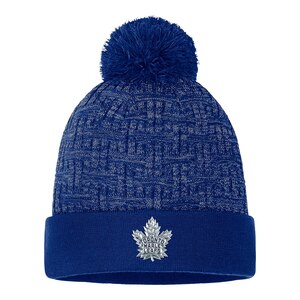 Toronto Maple Leafs Fanatics Women's Authentic Pro Road Cuffed Pom Knit