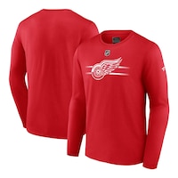 Detroit Red Wings Fanatics Authentic Pro Long Sleeve Cotton T Shirt Composite_or_Mixed
