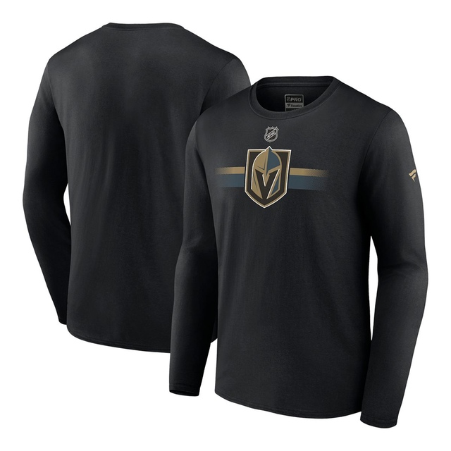 Las Vegas Golden Knights Fanatics Authentic Pro Long Sleeve Cotton T Shirt