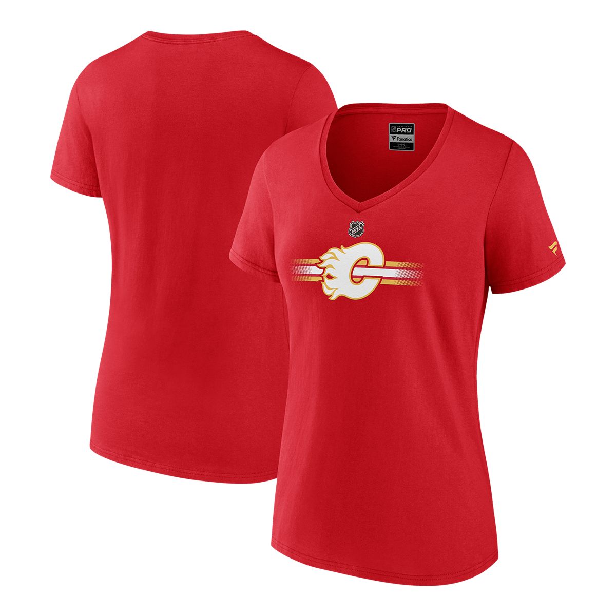 SportChek has Calgary Flames Fanatics Women's Authentic Pro Cotton T Shirt