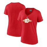 Calgary Flames Fanatics Women's Authentic Pro Cotton T Shirt Composite_or_Mixed