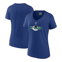 Vancouver Canucks Fanatics Women's Authentic Pro Cotton T Shirt Composite_or_Mixed