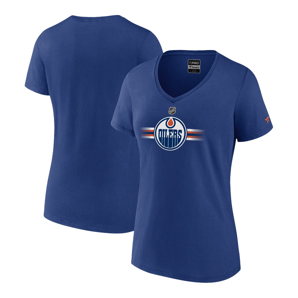 Edmonton Oilers Fanatics Women's Oilers Authentic Pro Cotton T Shirt