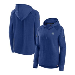 Edmonton Oilers Fanatics Women's Authentic Pro Road Geo Hoodie
