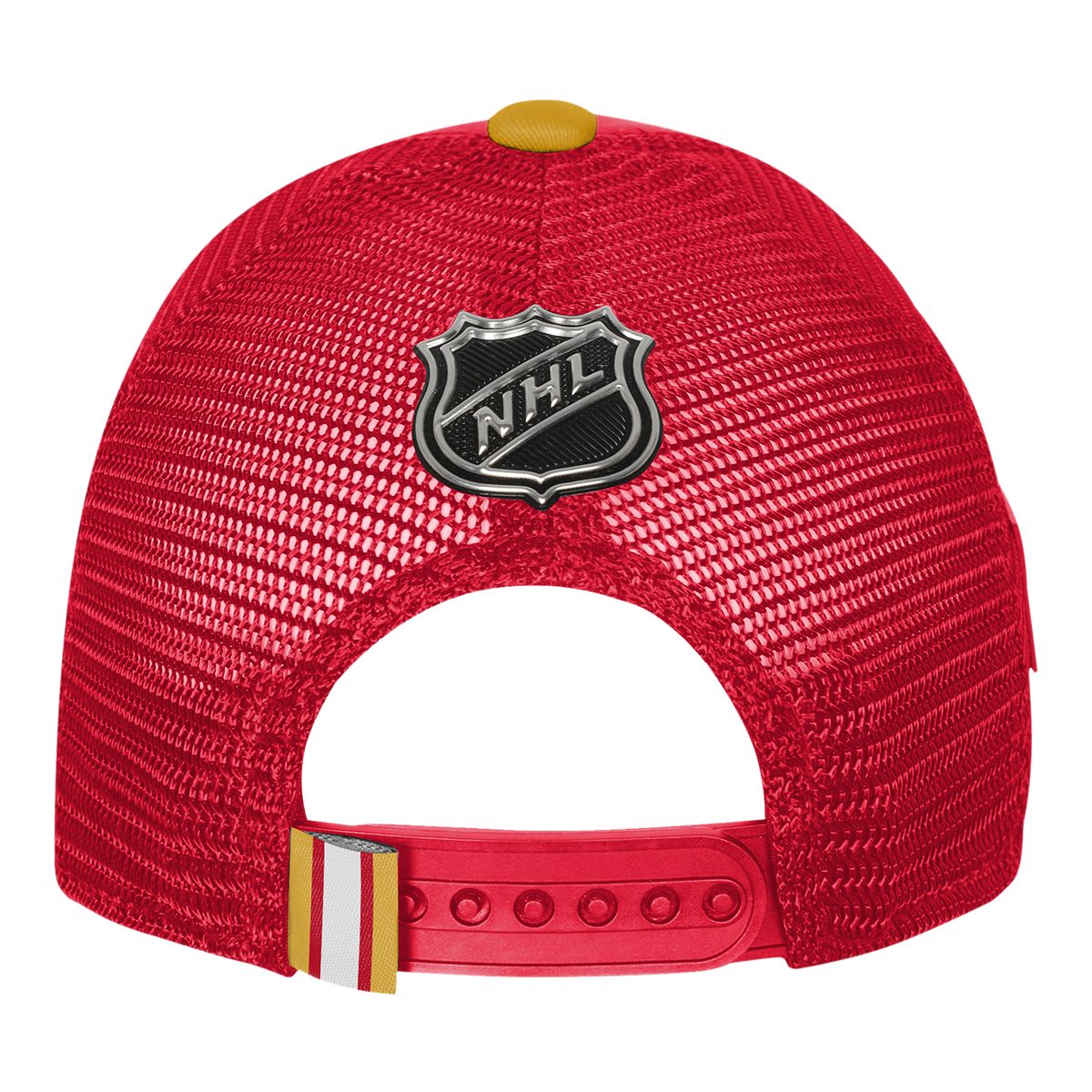 Youth Calgary Flames Outerstuff Draft Structured Mesh Cap