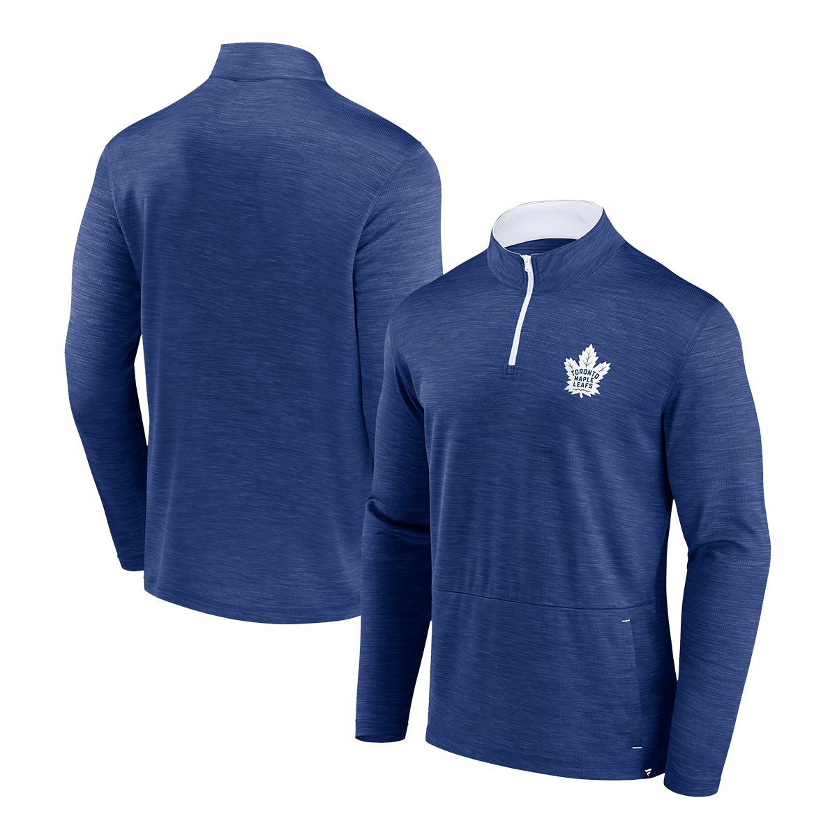 Toronto Maple Leafs Fanatics Men's Poly Long Sleeve 1/4 Zip Pullover