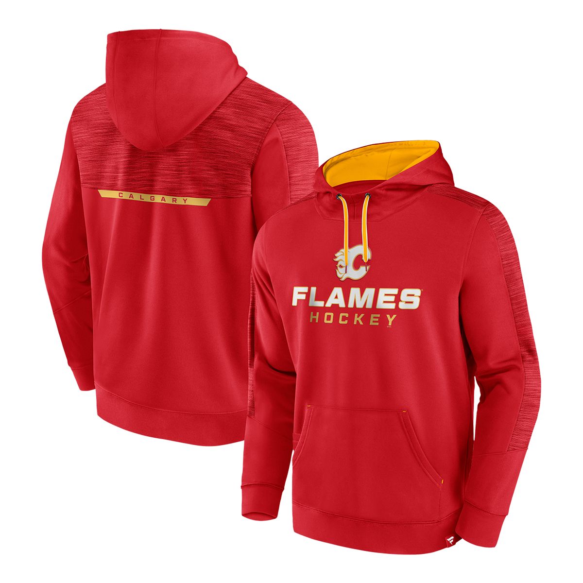 Calgary Flames Fanatics Men's Poly Fleece Hoodie