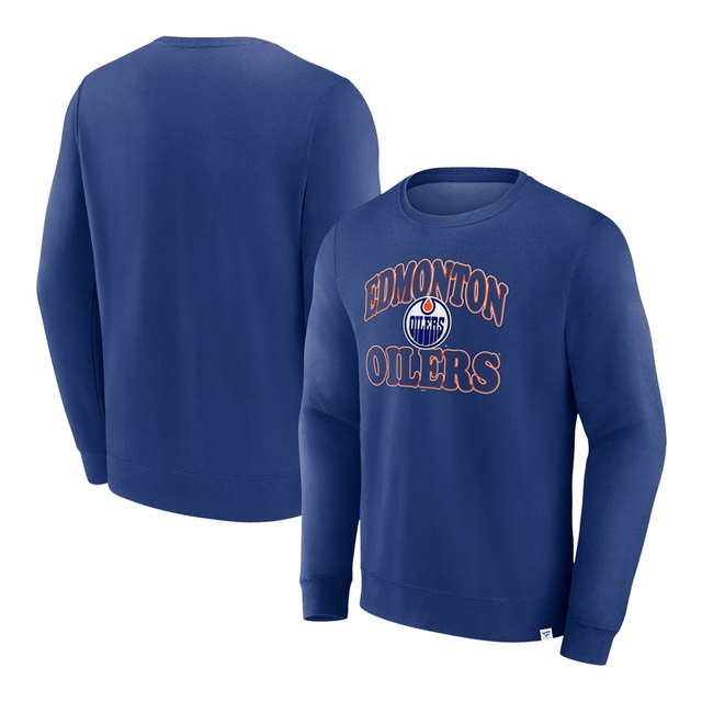 Edmonton Oilers Fanatics Heritage Fleece Sweatshirt