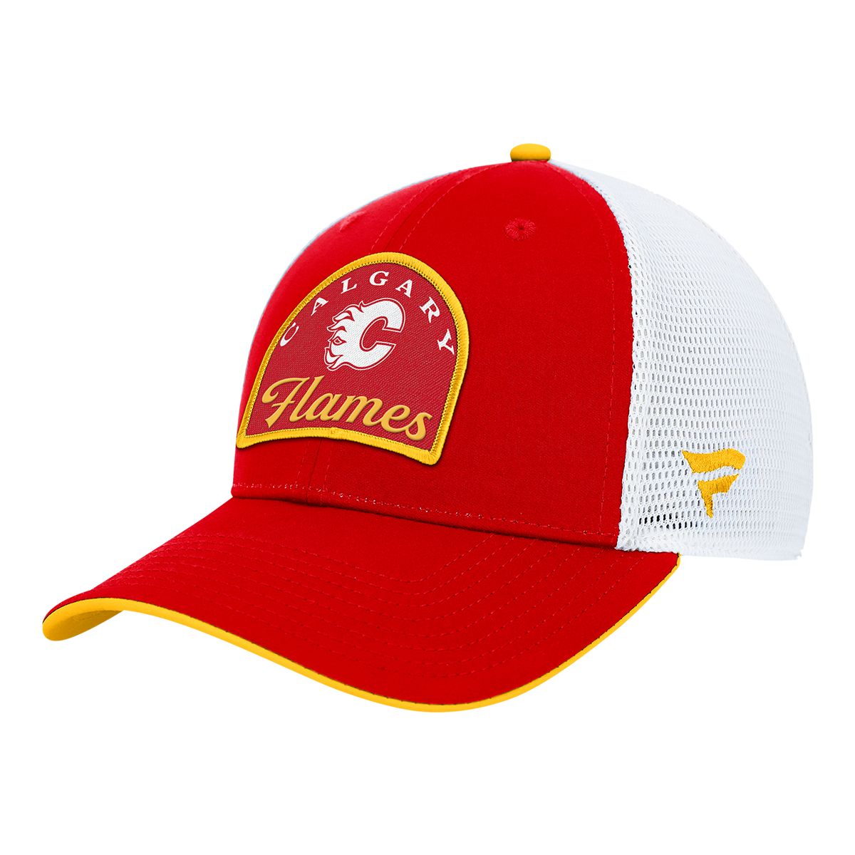 Calgary Flames Fanatics Fundamental Structured Trucker Cap