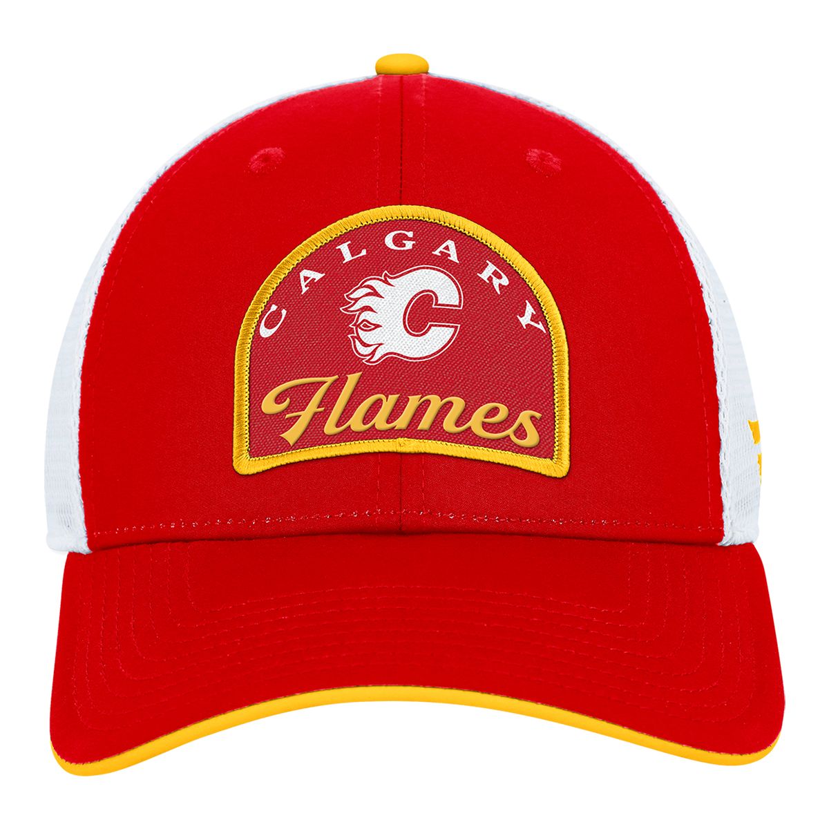 Calgary Flames Fanatics Fundamental Structured Trucker Cap