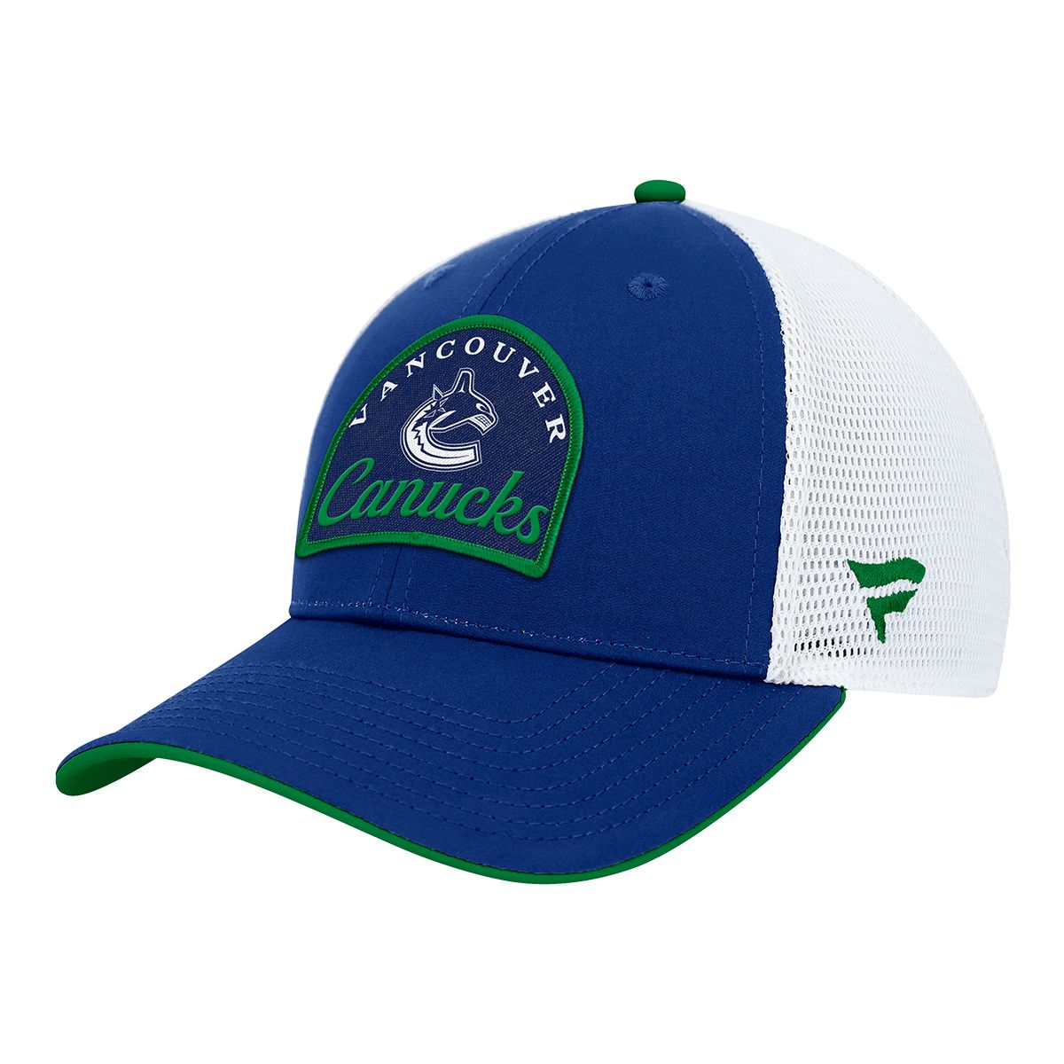 Vancouver Canucks Fanatics Fundamental Structured Trucker Cap