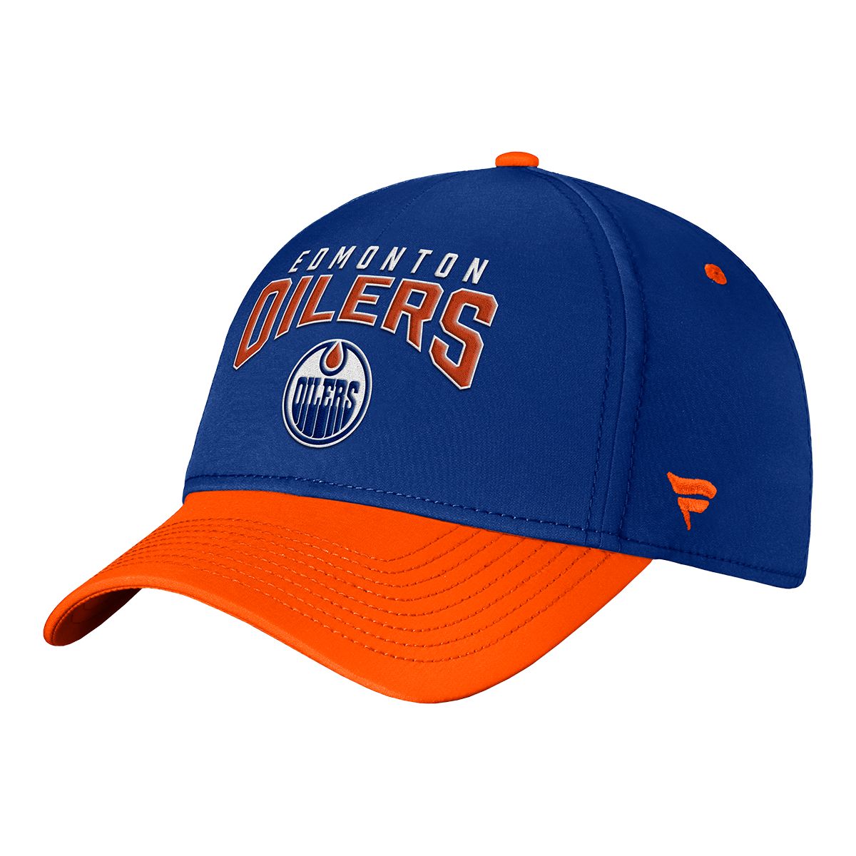 Edmonton Oilers Fanatics Fundamental Structured Flex Cap