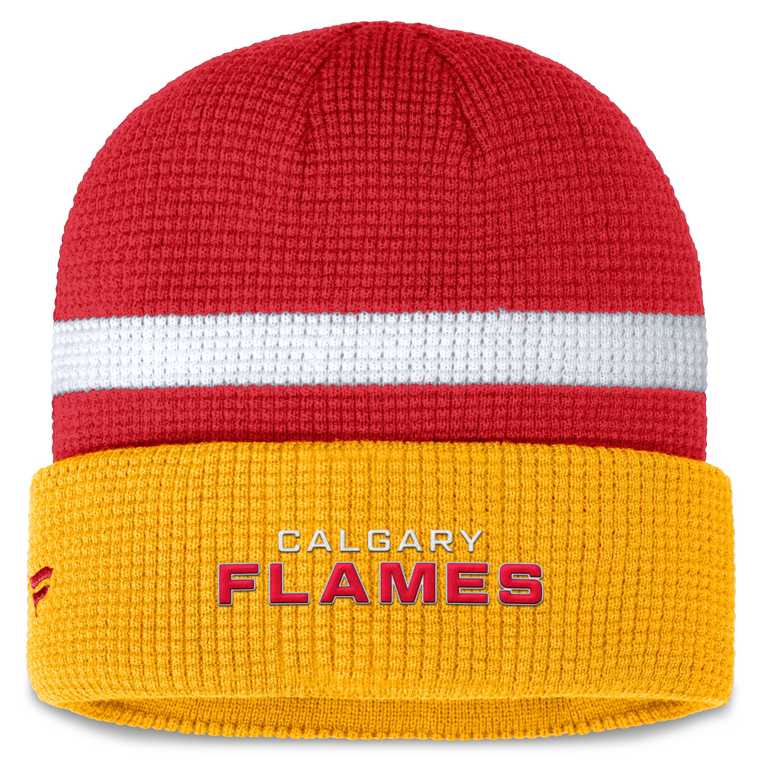 Calgary Flames Fanatics Fundamental Cuffed Knit