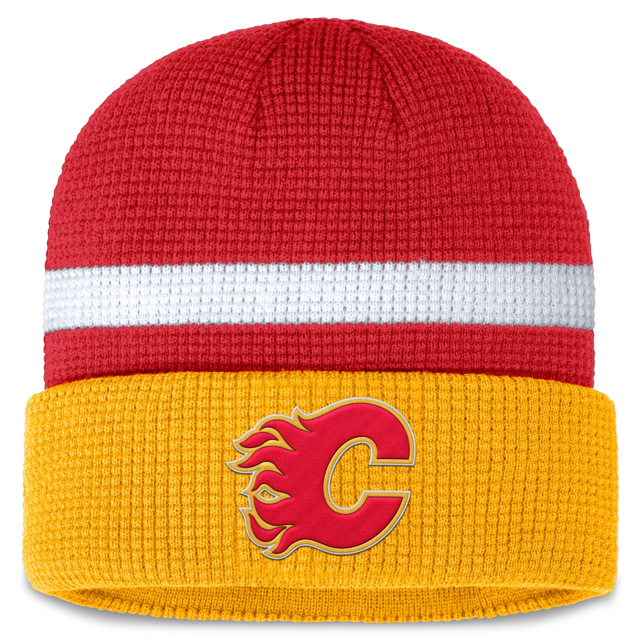 Calgary Flames Fanatics Fundamental Cuffed Knit