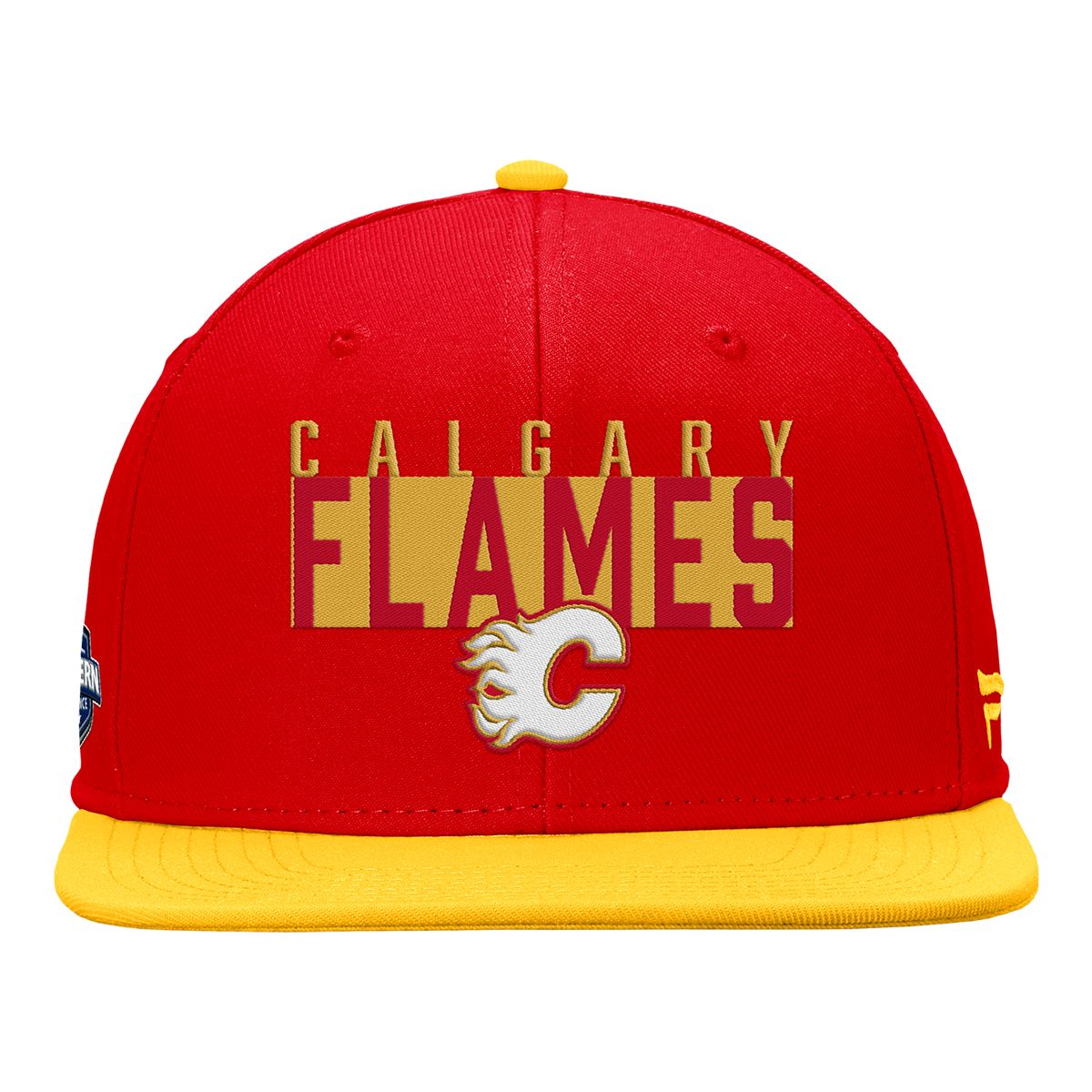 Calgary Flames Fanatics Fundamental Color Blocked Snapback Cap
