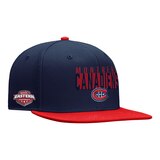 Montreal Canadiens Fanatics Men's Fundamental Color Blocked Snapback Cap Front_Three_Fourths_Angled_Right