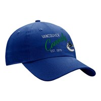 Vancouver Canucks Fanatics Women's Adjustable Cap Front_Three_Fourths_Angled_Right