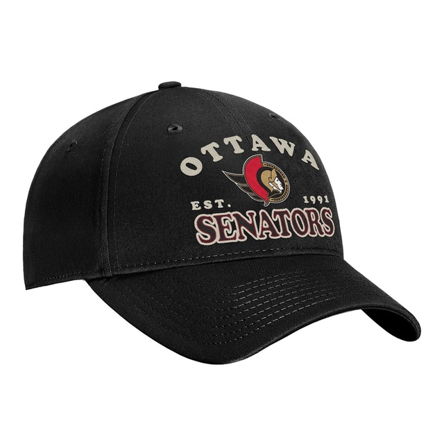 Ottawa Senators Fanatics Heritage Adjustable Cap Front_Three_Fourths_Angled_Right