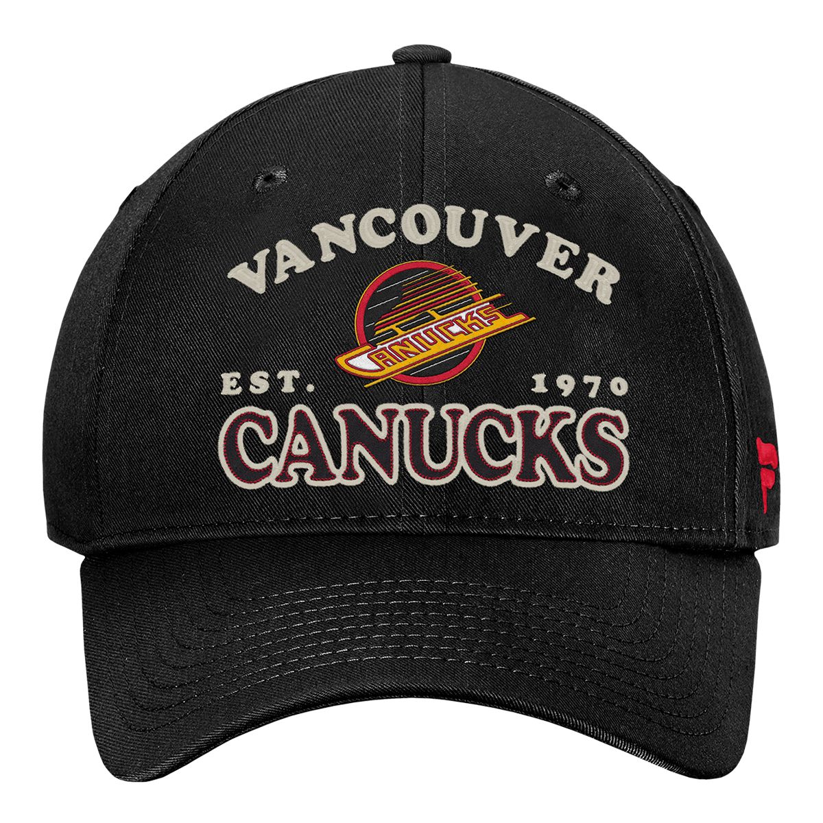Vancouver Canucks Fanatics Heritage Adjustable Cap