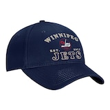 Winnipeg Jets Fanatics Men's Heritage Unstructured Adjustable Buckle Cap Front_Three_Fourths_Angled_Right