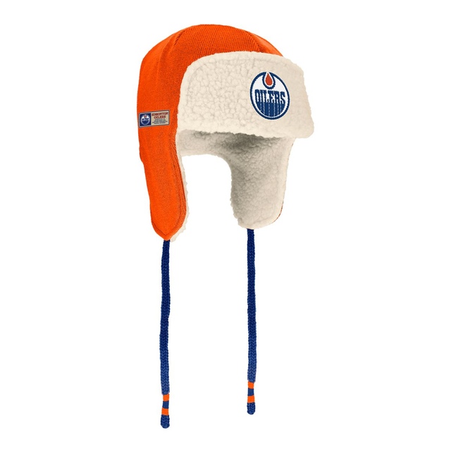 Edmonton Oilers Fanatics Heritage Alpine Trapper Knit