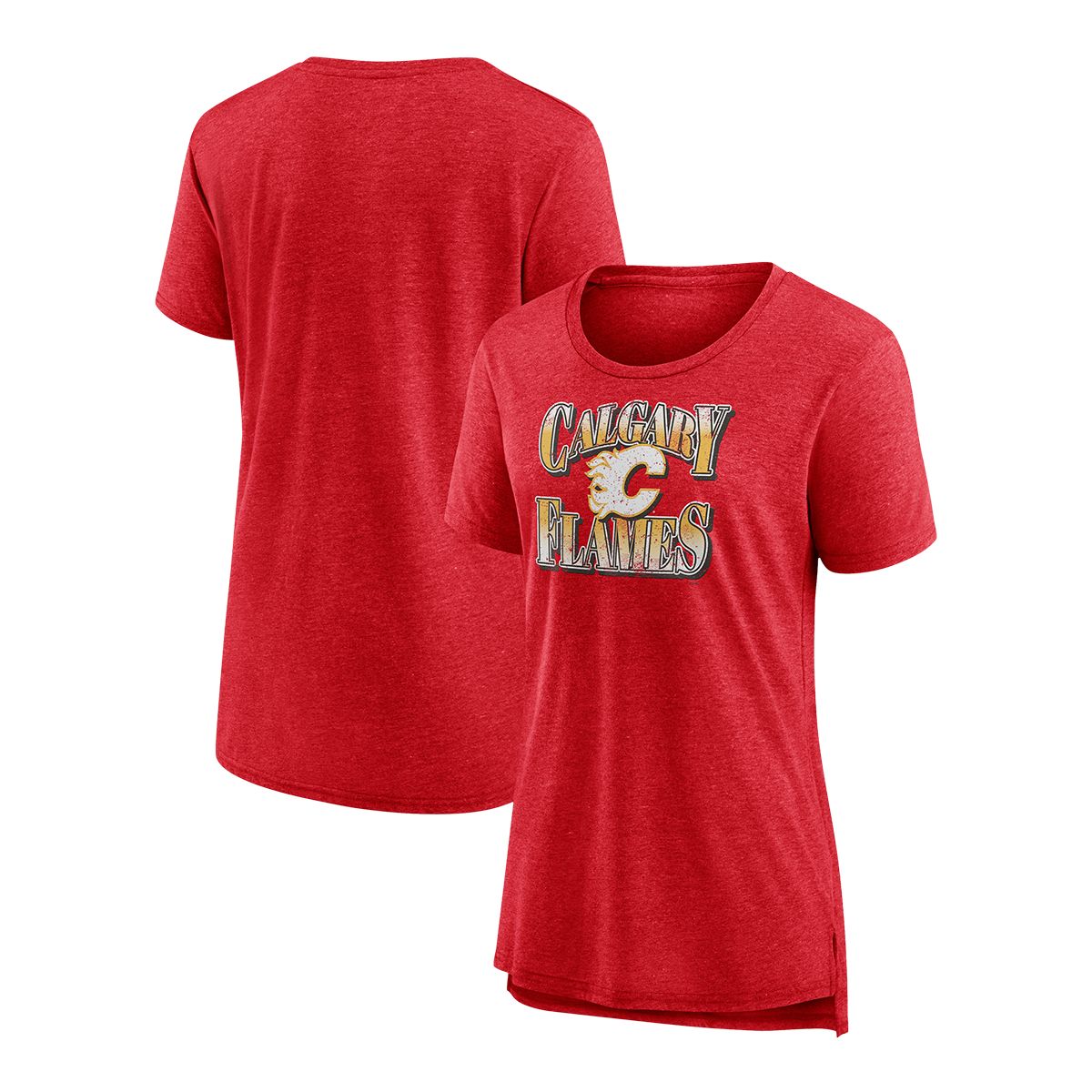 Fanatics Calgary Flames Women's Crash The Net Hockey T-Shirt