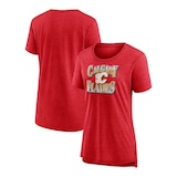 Calgary Flames Fanatics Women's Crash The Net T-Shirt Composite_or_Mixed