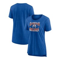 Edmonton Oilers Fanatics Women's Crash The Net T Shirt Composite_or_Mixed