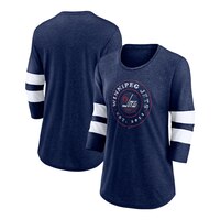 Fanatics Winnipeg Jets Women's One Timer 3/4 Sleeve T-Shirt Composite_or_Mixed