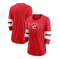 Fanatics Calgary Flames Women's One Timer 3/4 Sleeve T-Shirt Composite_or_Mixed