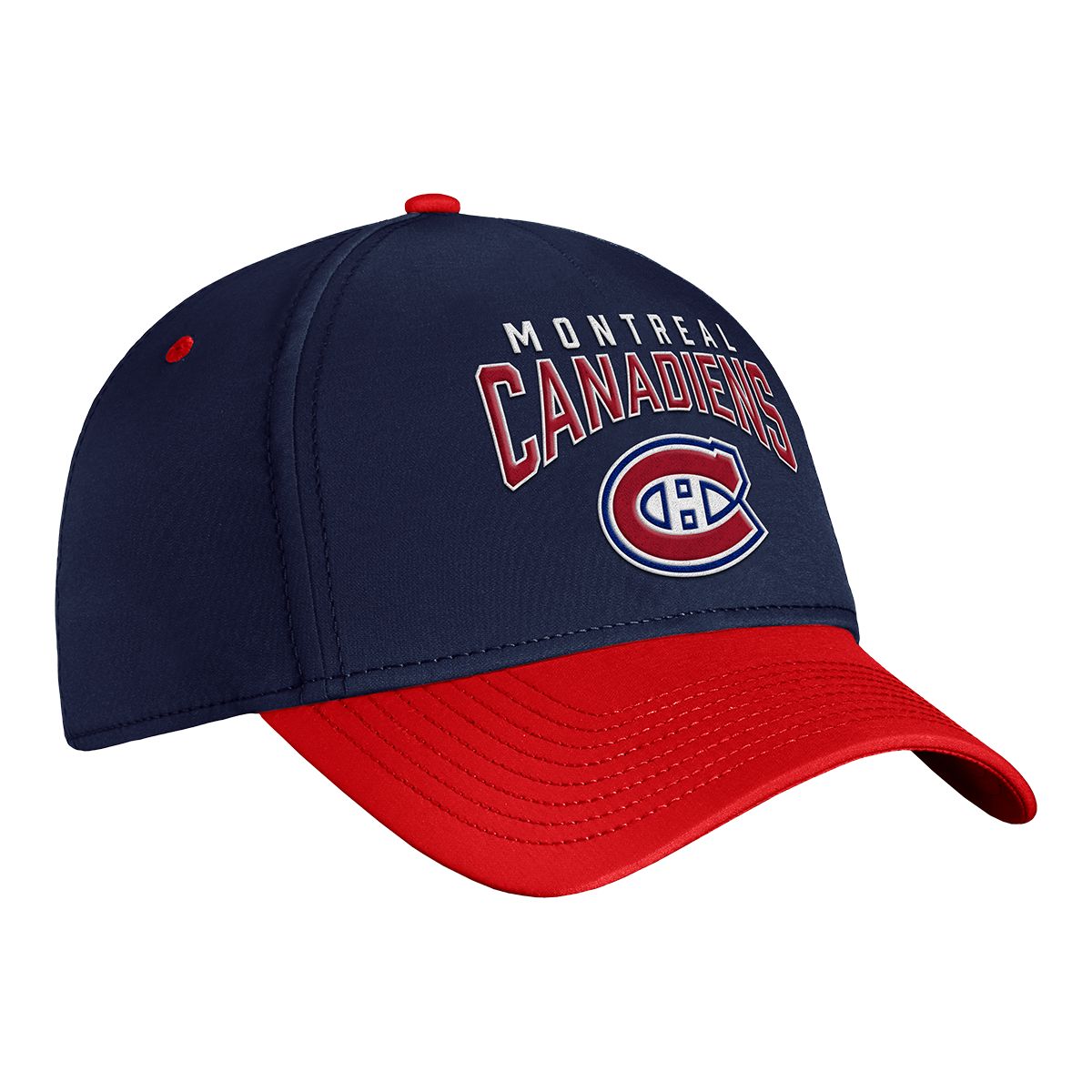 Montreal Canadiens Fanatics Fundamental Structured Flex Cap