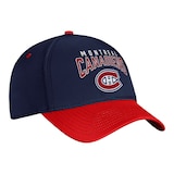 Montreal Canadiens Fanatics Men's Fundamental Structured Flex Cap Front_Three_Fourths_Angled_Right