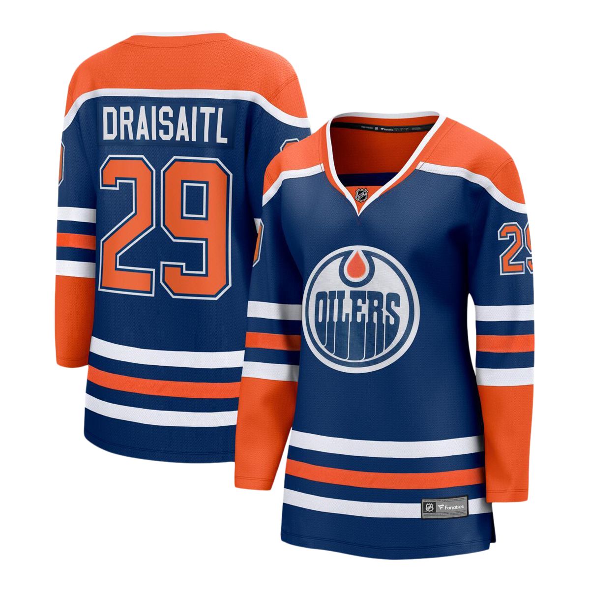 Edmonton Oilers Fanatics Women's Draisaitl Breakaway Home Jersey