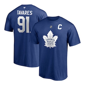 Toronto Maple Leafs Fanatics John Tavares Stacked Player T Shirt