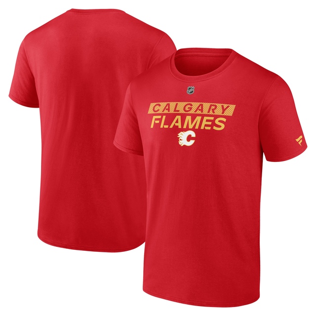 Calgary Flames Fanatics Authentic Pro Primary Cotton T Shirt