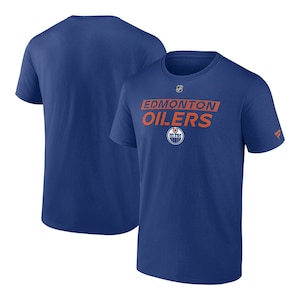 Edmonton Oilers Fanatics Authentic Pro Primary Cotton T Shirt
