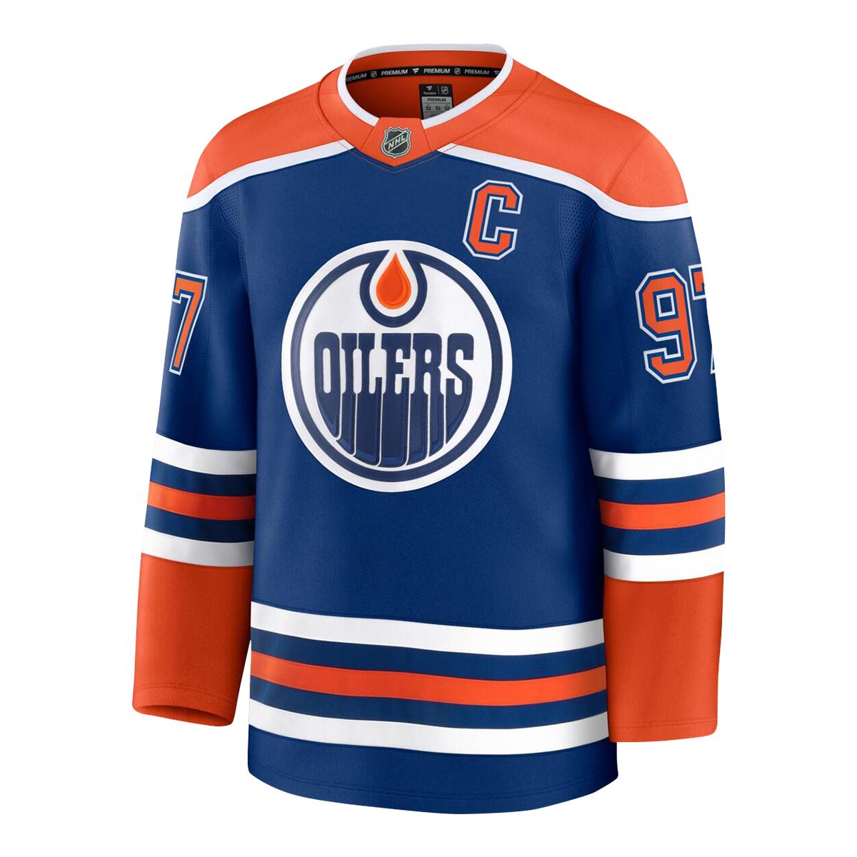 Edmonton Oilers Fanatics Connor McDavid Premium Home Jersey