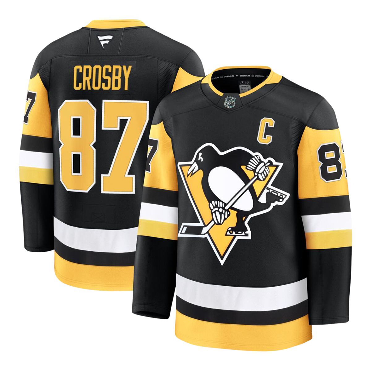 Pittsburgh Penguins Fanatics Sidney Crosby Premium Home Jersey