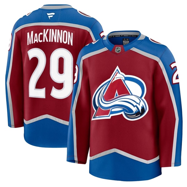 Colorado Avalanche Fanatics Nathan MacKinnon Premium Home Jersey