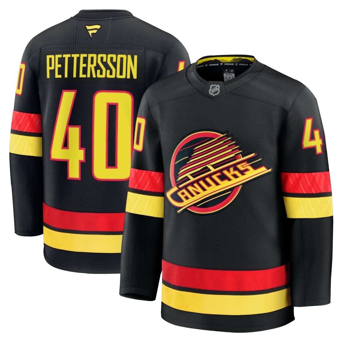 Vancouver Canucks Fanatics Elias Pettersson Premium Alternate Jersey