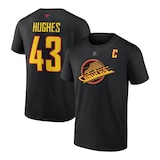 Vancouver Canucks Fanatics Men's Hughes Captain Player T-Shirt Composite_or_Mixed
