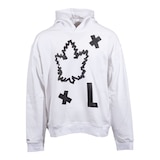 Toronto Maple Leafs Mitchell & Ness Black Tape Hoodie Front_Flat
