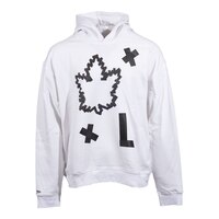 Toronto Maple Leafs Mitchell & Ness Black Tape Hoodie Front_Flat