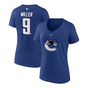 Vancouver Canucks Fanatics Women's Miller Player T Shirt